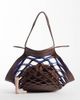 ASOS DESIGN ASOS DESIGN laser cut slouchy tote bag in brown-Black - 2