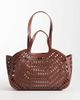ASOS DESIGN ASOS DESIGN laser cut tote bag in chocolate-Brown - 1