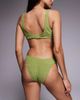 ASOS DESIGN ASOS DESIGN Lauren high leg chain link bikini bottom in lime-Green - 4