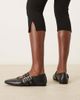 ASOS DESIGN ASOS DESIGN Lava premium chisel toe Mary Jane ballets in black leather - 2