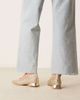 ASOS DESIGN ASOS DESIGN Lavinia heeled ballet shoes in gold weave - 2