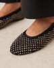 ASOS DESIGN ASOS DESIGN Lawn embellished ballet flats in black - 2