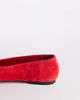 ASOS DESIGN ASOS DESIGN Lawn premium suede ballet flats in red - 4