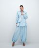 ASOS DESIGN ASOS DESIGN layered skirt balloon pants in powder blue - 1