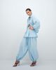 ASOS DESIGN ASOS DESIGN layered skirt balloon pants in powder blue - 2