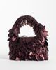 ASOS DESIGN ASOS DESIGN leaf embellished clutch bag in chocolate-Brown - 1