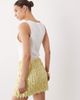 ASOS DESIGN ASOS DESIGN leaf embellished mini skirt in yellow - part of a set - 4