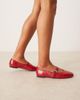 ASOS DESIGN ASOS DESIGN Leah mary jane ballet flats in cherry red - 1