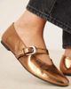 ASOS DESIGN ASOS DESIGN Leah mary jane ballets in bronze-Gold - 3