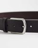 ASOS DESIGN ASOS DESIGN leather texture belt in brown - 2