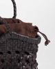 ASOS DESIGN ASOS DESIGN leather weave grab handle crossbody bag in chocolate-Brown - 3