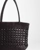 ASOS DESIGN ASOS DESIGN leather weave mini tote bag in chocolate-Brown - 4