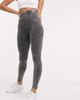 ASOS DESIGN ASOS DESIGN leggings in acid wash in charcoal-Grey - 4