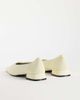 ASOS DESIGN ASOS DESIGN Lemonade chisel toe ruched ballet flats in buttermilk-Yellow - 3