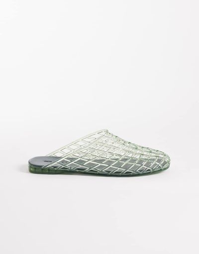 ASOS DESIGN ASOS DESIGN Lennox jelly mules in green
