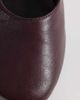 ASOS DESIGN ASOS DESIGN Lenza premium slingback ballet flats in plum leather-Red - 4