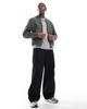 ASOS DESIGN ASOS DESIGN lightweight bomber jacket in khaki-Green - 4