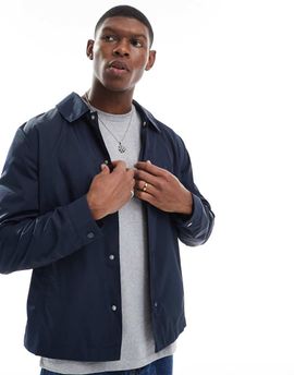 ASOS DESIGN ASOS DESIGN lightweight coach jacket in navy