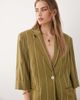 ASOS DESIGN ASOS DESIGN lightweight jacket in olive stripes-Multi - 1