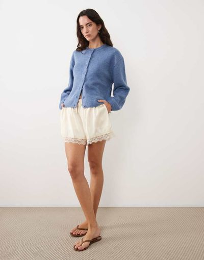 ASOS DESIGN ASOS DESIGN lightweight relaxed cardigan in blue