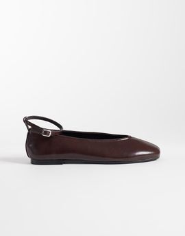 ASOS DESIGN ASOS DESIGN Lilibelle ballets in chocolate-Brown