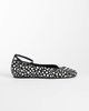 ASOS DESIGN ASOS DESIGN Lilibelle premium hair on real leather ballets black and white mix-MULTI - 1