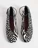 ASOS DESIGN ASOS DESIGN Lilibelle premium hair on real leather ballets black and white mix-MULTI - 3