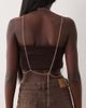 ASOS DESIGN ASOS DESIGN Limited Edition beaded body chain in gold tone-Multi - 3