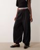 ASOS DESIGN ASOS DESIGN linen blend balloon pants in black - part of a set - 1