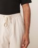 ASOS DESIGN ASOS DESIGN linen blend parachute pants in stone-Brown - 3