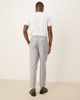 ASOS DESIGN ASOS DESIGN linen blend tapered suit pants in blue stripe - 4