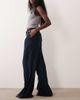 ASOS DESIGN ASOS DESIGN linen blend wide leg pants with pleated detailing in navy - 2