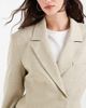 ASOS DESIGN ASOS DESIGN linen look double breasted blazer in khaki-Green - 2