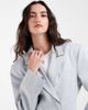 ASOS DESIGN ASOS DESIGN linen look double breasted blazer in light blue-Navy - 2