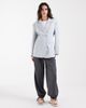 ASOS DESIGN ASOS DESIGN linen look double breasted blazer in light blue-Navy - 3