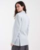 ASOS DESIGN ASOS DESIGN linen look double breasted blazer in light blue-Navy - 4