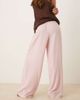 ASOS DESIGN ASOS DESIGN linen look pull on pants in dusty pink - 3