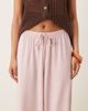 ASOS DESIGN ASOS DESIGN linen look pull on pants in dusty pink - 4