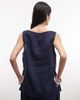 ASOS DESIGN ASOS DESIGN linen look shell top in navy - 4