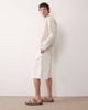 ASOS DESIGN ASOS DESIGN linen rich oversized bermuda dress shorts in white - 3