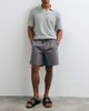 ASOS DESIGN ASOS DESIGN linen wide mid length short in gray - 2