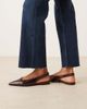 ASOS DESIGN ASOS DESIGN Linford slingback ballet flats in burgundy sequins-Gold - 1