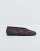ASOS DESIGN ASOS DESIGN Lioness weave ballet flats in chocolate-Brown - 1