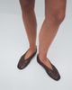 ASOS DESIGN ASOS DESIGN Lioness weave ballet flats in chocolate-Brown - 3