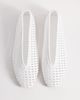 ASOS DESIGN ASOS DESIGN Lioness weave ballets in white - 1