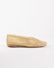 ASOS DESIGN ASOS DESIGN Lioness woven ballet flats in natural-Neutral - 2