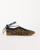 ASOS DESIGN ASOS DESIGN Liquorice lace up ballets in leopard-MULTI - 1