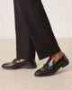 ASOS DESIGN ASOS DESIGN loafers in black leather with angled sole - 1