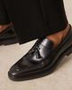 ASOS DESIGN ASOS DESIGN loafers in black leather with angled sole - 4