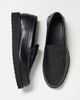 ASOS DESIGN ASOS DESIGN loafers in black leather with wedge sole - 3